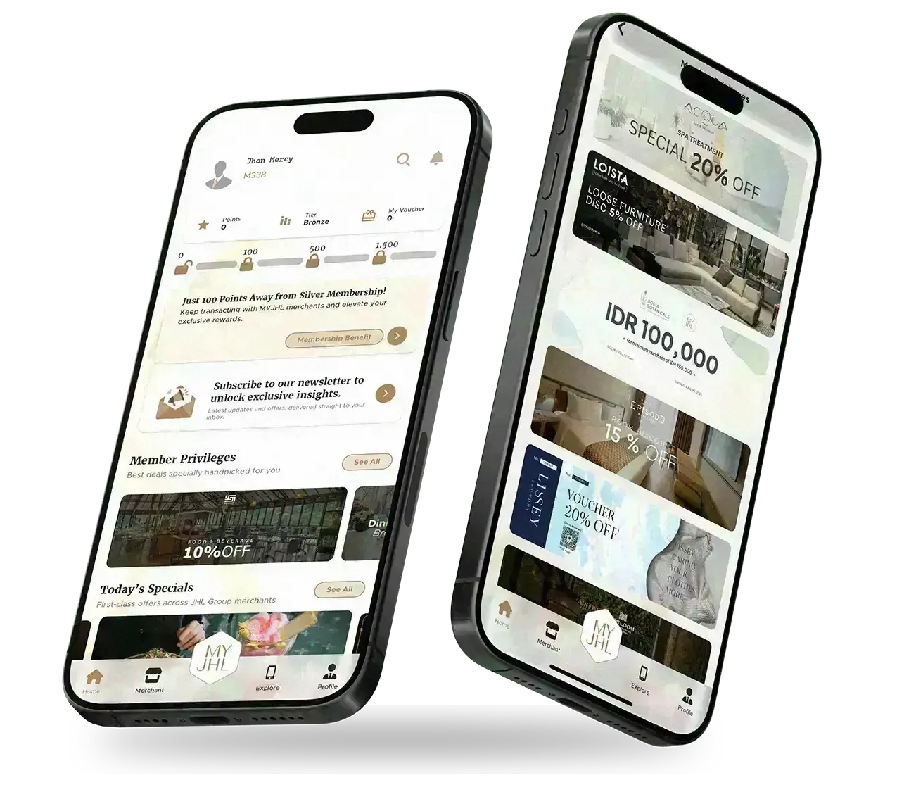 MYJHL App Mockups